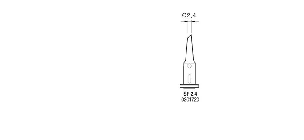 JBC PUNTA PARA SOLDADOR 2.4MM