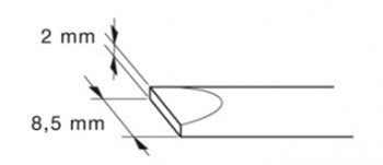JBC PUNTA 80D 8.5MM