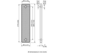 SICK REFLECTOR PL180E01 40x180MM