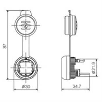 WEIDMULLER IE-FCM-USB-A PASAMUROS USB 2.0