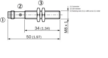 SICK SENSOR INDUCTIVO IME08-02BPOZT0S
