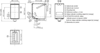 SICK SENSOR DE MEDIA DISTANCIA DS30-P1253