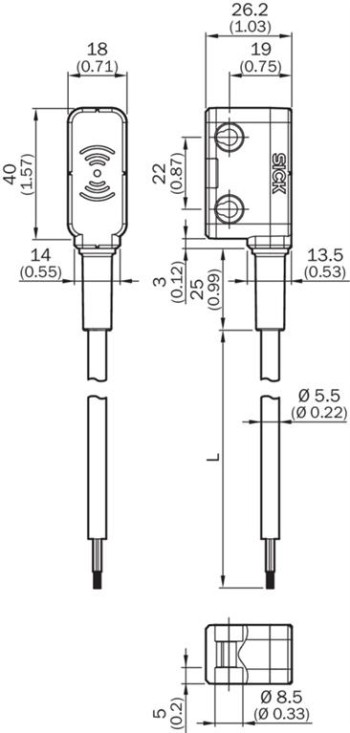 SICK INTERRUPTOR DE SEGURIDAD SIN CONTACTO STR1-SAMM10P5