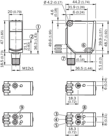 SICK SENSOR FOTOELECTRICO WTT12L-B2541