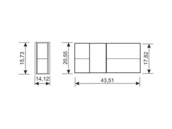 CONJUNTO CAJA DE CONEXION FASTON 6.35MM 2 POLOS