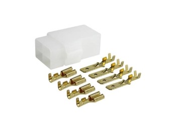 CONJUNTO CAJA DE CONEXION FASTON 6.35MM 4 POLOS