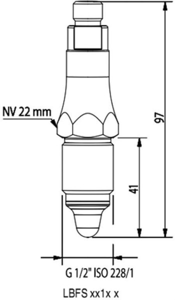 BAUMER SENSOR NIVEL DE LíQUIDO LBFS-03111.0