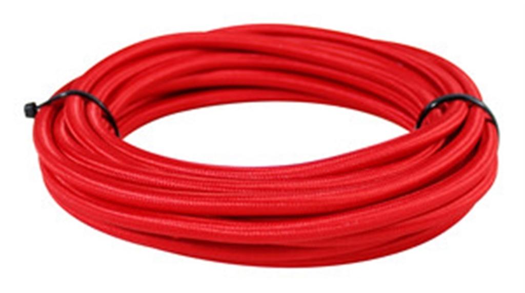 CABLE ELÉCTRICO CON CUBIERTA TEXTIL ROJO