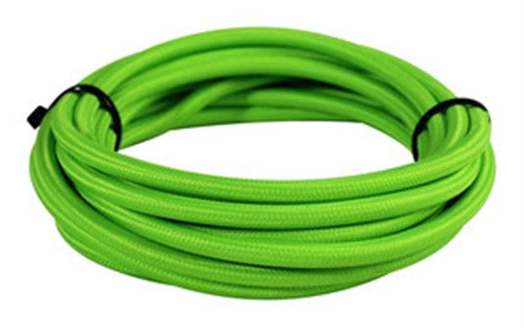CABLE ELÉCTRICO CON CUBIERTA TEXTIL VERDE