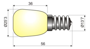LAMPARITA NEVERA 15W