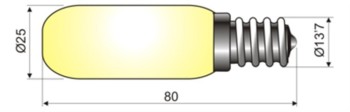 BOMBILLA CAMPANA EXTRACTORA 40W