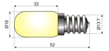 LAMPARITA NEVERA 7W