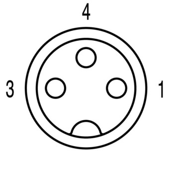 WEIDMULLER CONECTOR M8 3 PINES SAIL-M8BG-3L5.0U