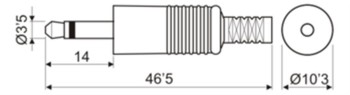 JACK MACHO MONO 3.5MM