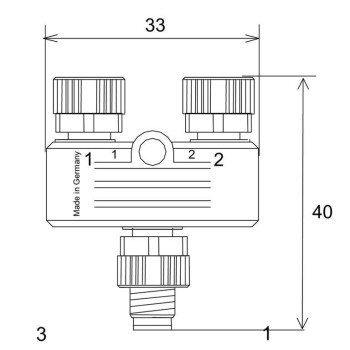 WEIDMULLER DISTRIBUIDOR SAI-Y-3/3 M8-M8 U