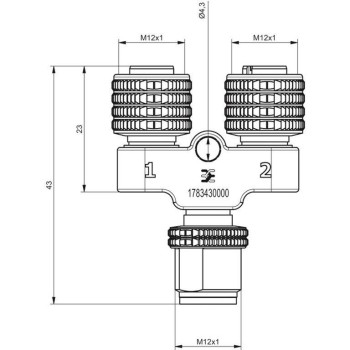 WEIDMULLER DISTRIBUIDOR SAI-Y-5S PARA 2M12