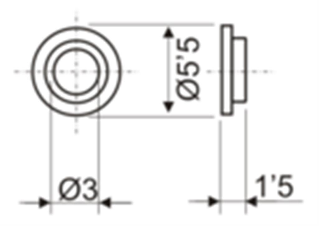 ARANDELA AISLANTE TO66 - TO-220