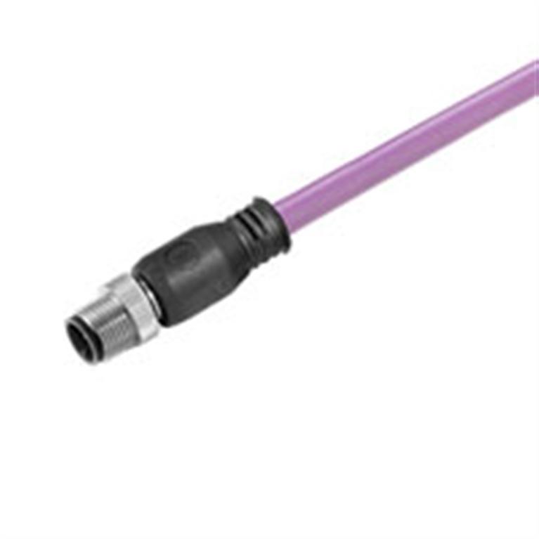 WEIDMULLER CONECTOR M12 2 PINES SAIL-M12G-PB-0.5D