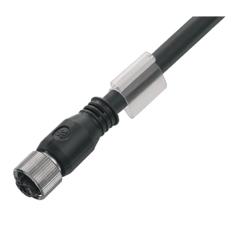 CONX.M12 8P H.RECTO 5 MTS