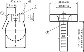 SICK SISTEMA DE FIJACIÓN BEF-KHZ-RT1-63