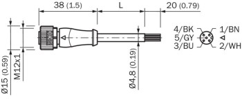 YF2A15-100UB5XLEAX 10 MTS
