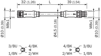 SICK CABLE YF8U14-C60UA3M8U14