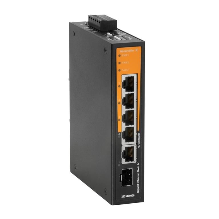 WEIDMULLER SWITCH 4 PUERTOS IE-SW-BL05-4GT-1GS