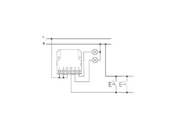 RELE TELERRUPTOR FINDER 230V AC 10A 2NA PANEL