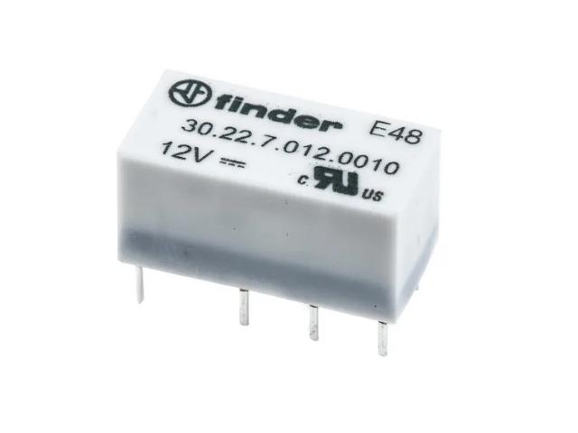RELE MINIATURA FINDER 12V DC 2A 2CO PCB