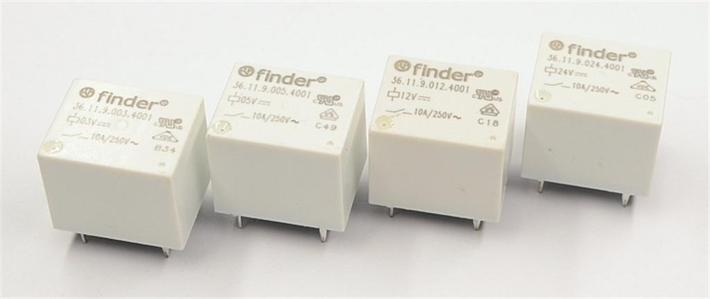 FINDER MINI-RELE CIRCUITO IMPRESO 1 CONTACTO 24V