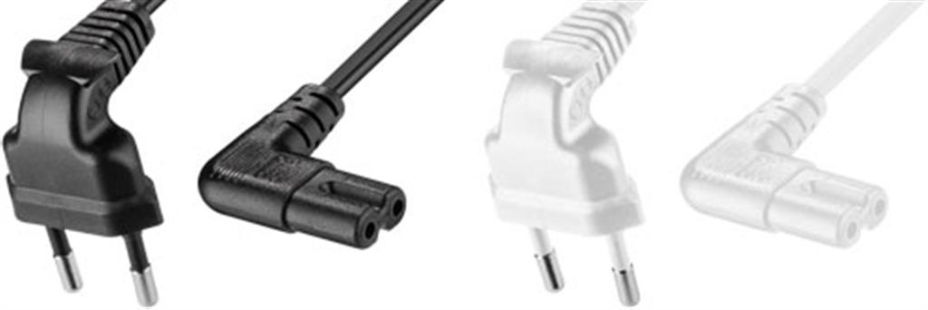CABLE DE ALIMENTACIÓN IEC-C7 ACODADO