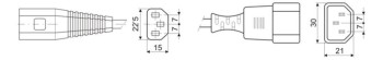 CABLE PROLONGACION IEC-320