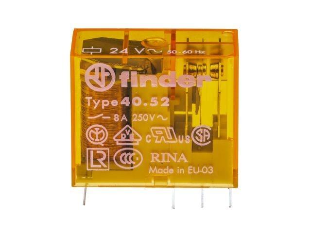 RELE FINDER 24V AC 8A 2CO PCB