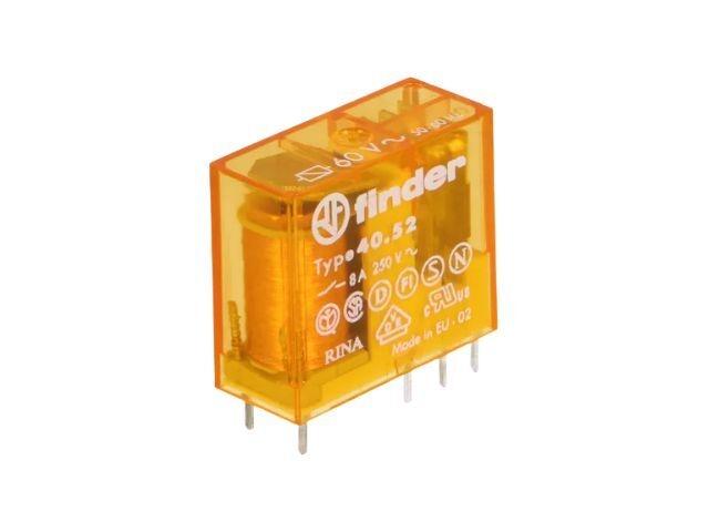 RELE FINDER 60V AC 8A 2CO PCB