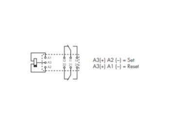 RELE PERFIL BAJO FINDER 24V DC 8A 2CO PCB