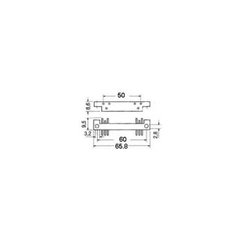 CONECTOR MACHO DIN ACODADO  21 PINES