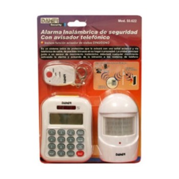 ALARMA INALÁMBRICA CON AVISADOR TELEFONICO