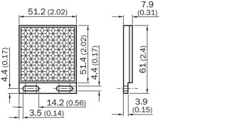 REFL.P250 47X47 MM