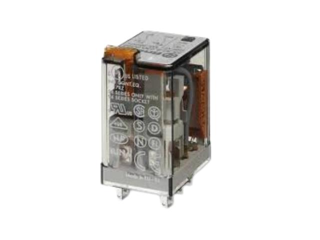 RELE INDUSTRIAL FINDER 220V AC 10A 2CO MONTAJE EN ZÓCALO