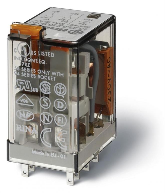FINDER RELE INDUSTRIAL 2 CONTACTOS 24V