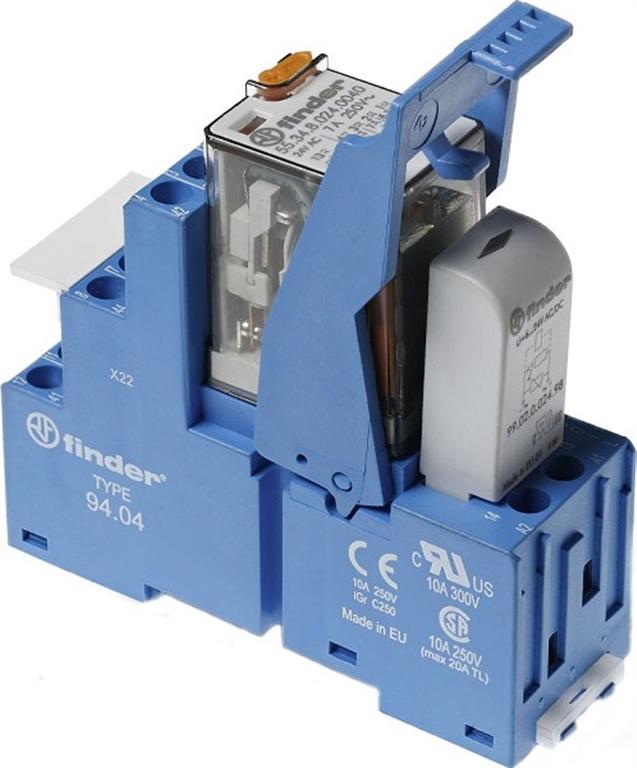 FINDER INTERFACE MODULAR CON RELÉ 110VDC