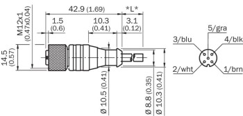 99I conectores y cables DOL-1205-G02M