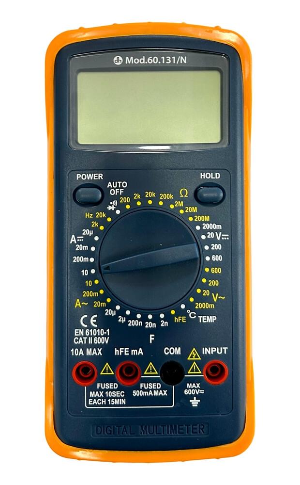 MULTIMETRO DIGITAL CON MEDIDOR DE FRECUENCIA, 600V