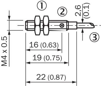 99I sensores de proximidad inductivos IM04-0B6PO-ZU1