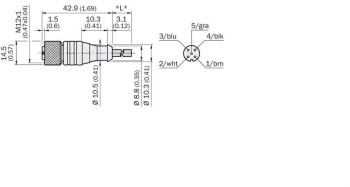 SICK CONECTOR DOL-1205-G15M