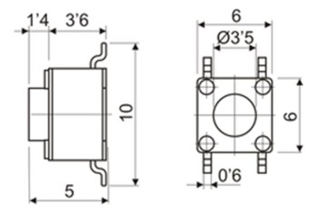 LINTERNA LED 2X1W