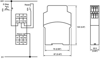 PILZ RELE DE SEGURIDAD PNOZ X1