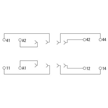 WEIDMULLER BASE RELE 2 CIRCUITOS