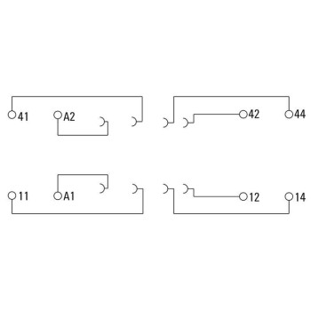 WEIDMULLER BASE RELE 2 CIRCUITOS