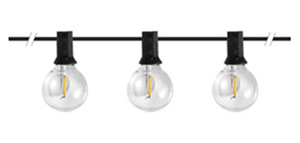 Guirnalda LED solar de 20 bombillas